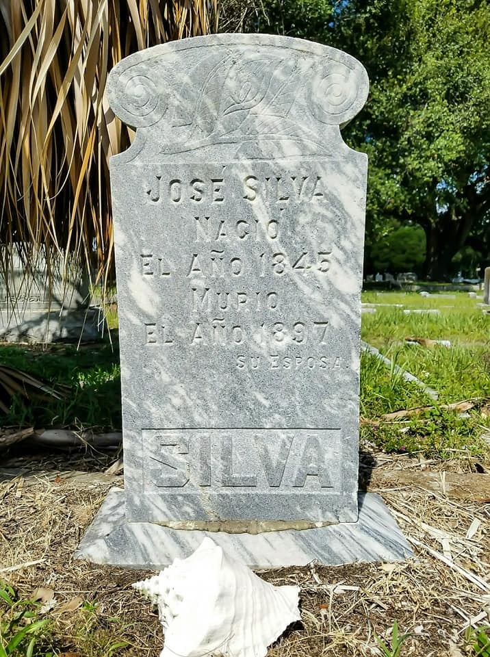Jose Silva tombstone - after Jose Silva tombstone - after