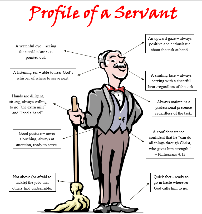 profile of a servant